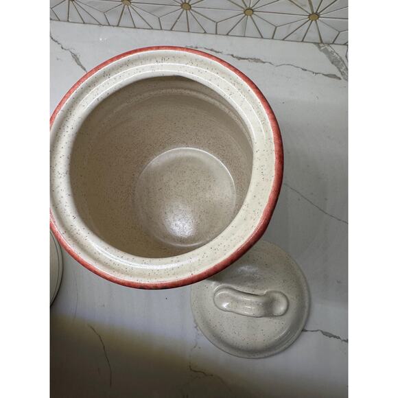 Vintage Saratoga Treasure Craft USA Ceramic Canister Set (Set of 3) - Picture 8 of 10